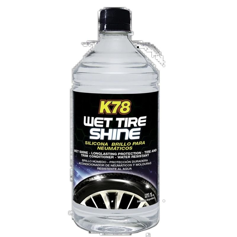 Wet Tire Shine 1ltr - Silicona Brillo para Neumáticos K78 — venta mayorista en Salta