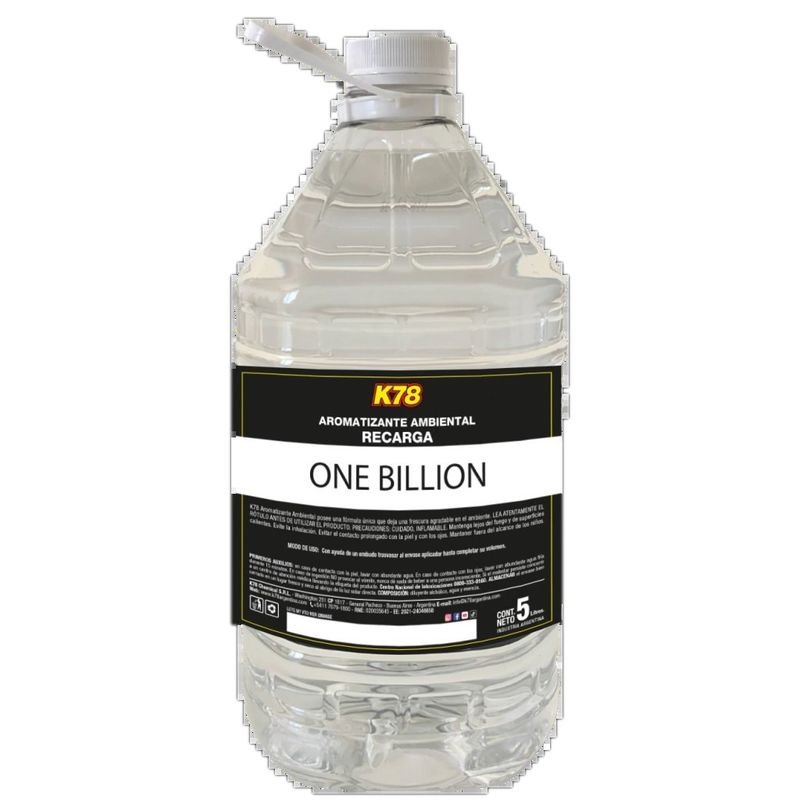 Perfume ambiental ONE BILLION K78 — venta mayorista en Salta