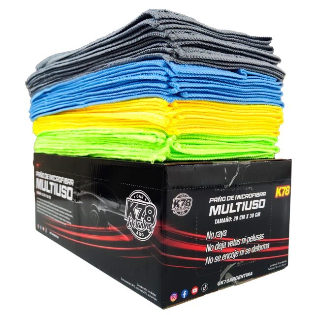 Caja Exhibidora Paño Microfibra Multiuso cód. B601-30 K78 — venta mayorista en Salta